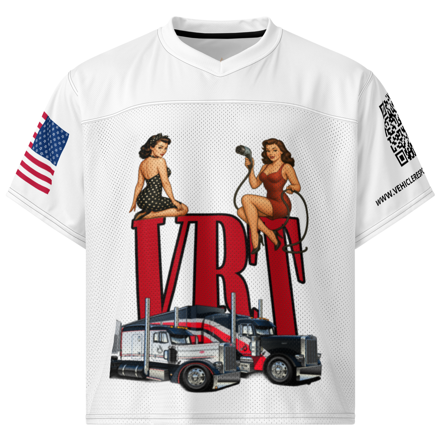 Boxy football jersey VRT Gals