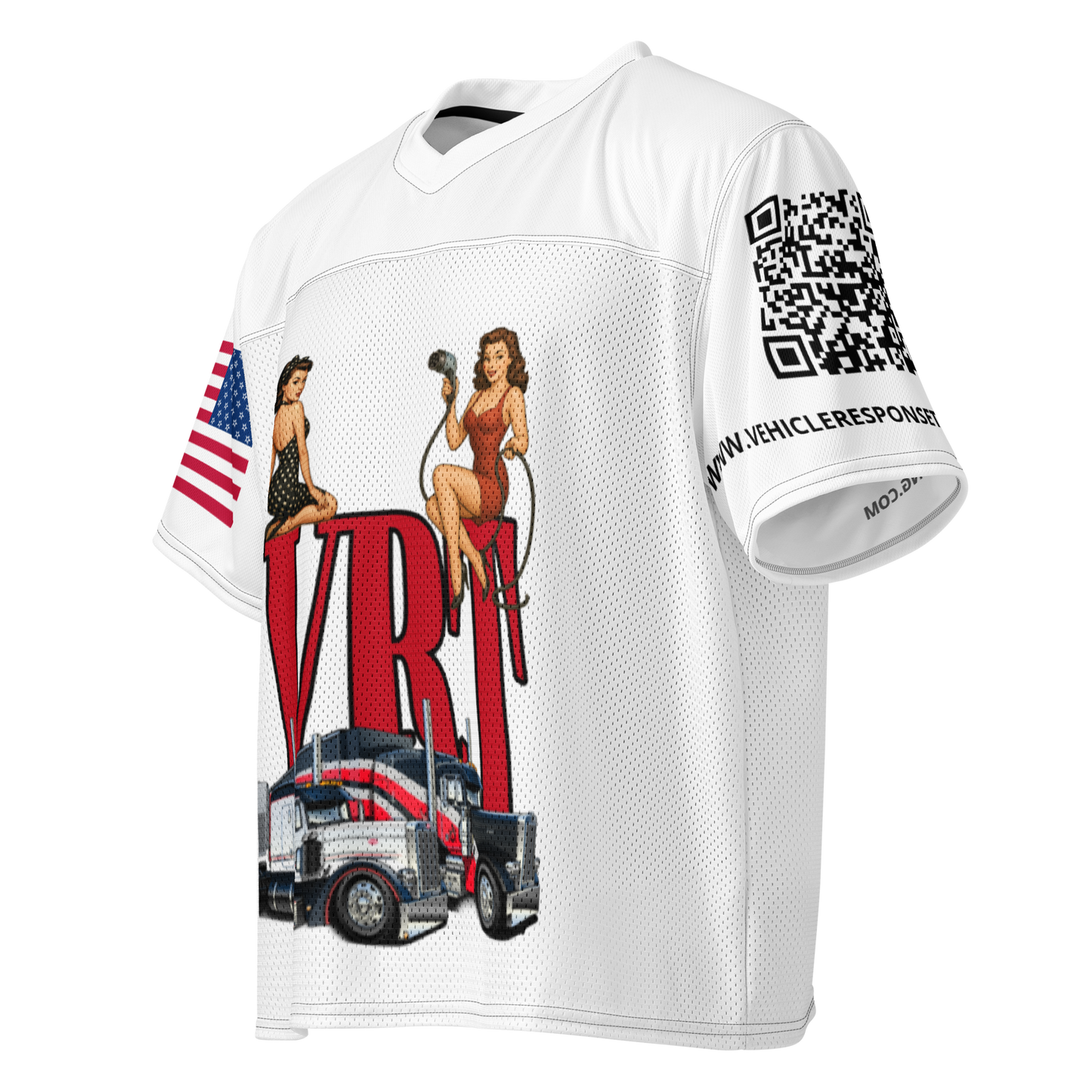 Boxy football jersey VRT Gals