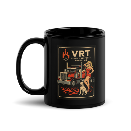 Black Glossy Mug Pin Up