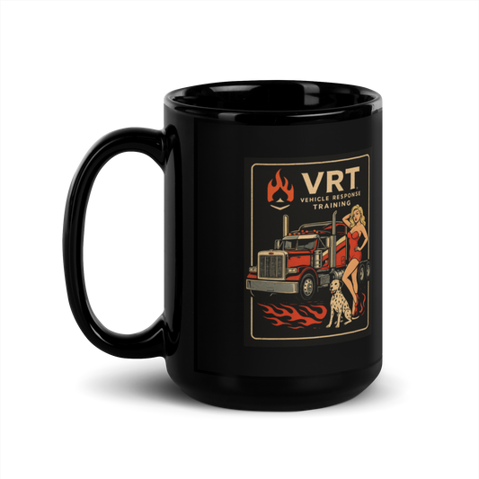 Black Glossy Mug Pin Up