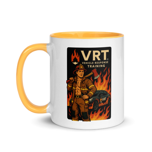 Mug with Color Inside Fireman